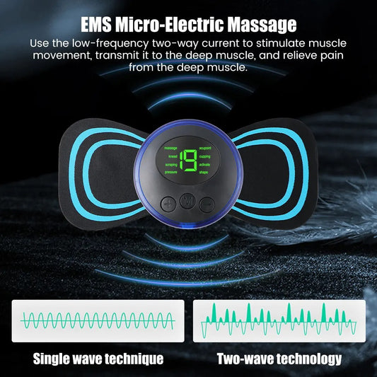 EMS Cervical Spine Massager Mini Electric Neck Massager